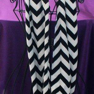 Black and White Infinity Scarf